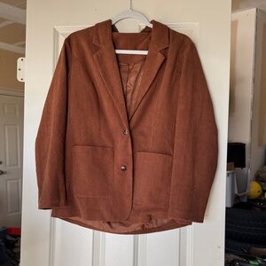 Brown Corduroy Blazer